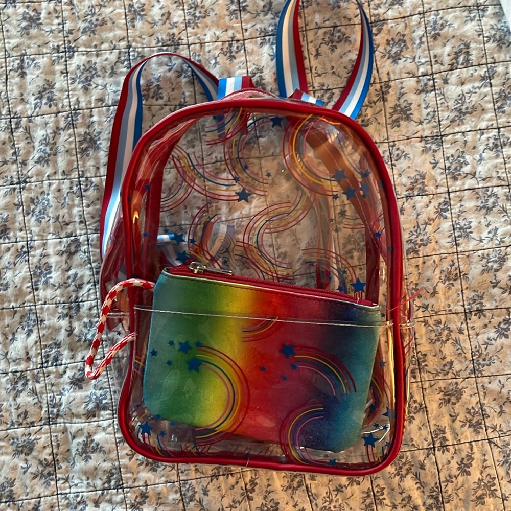 Cat & Jack rainbow mini back pack